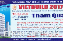 Thư mời tham quan máy hàn EDON tại triển lãm VIETBUILD 2017